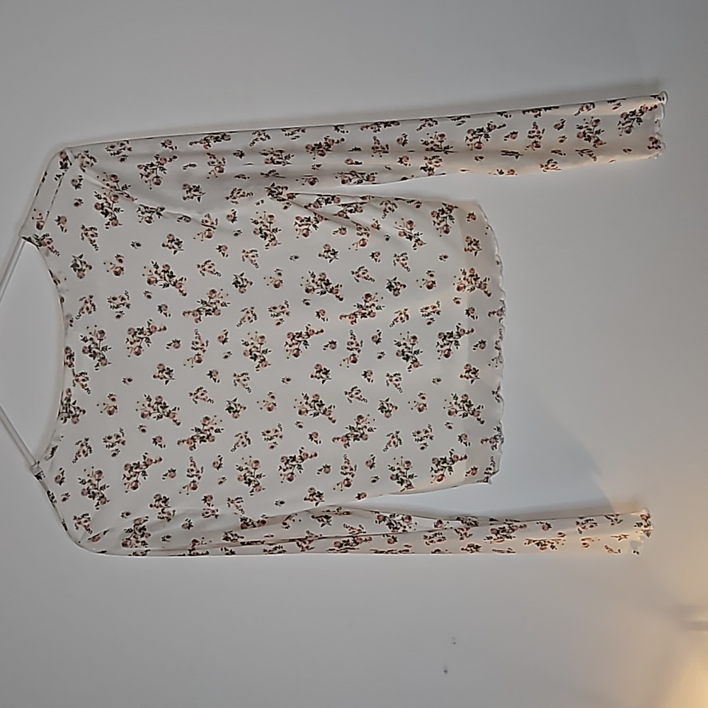 Vanilla Star Longsleeve Floral Shirt Size Medium - Picture 2 of 8